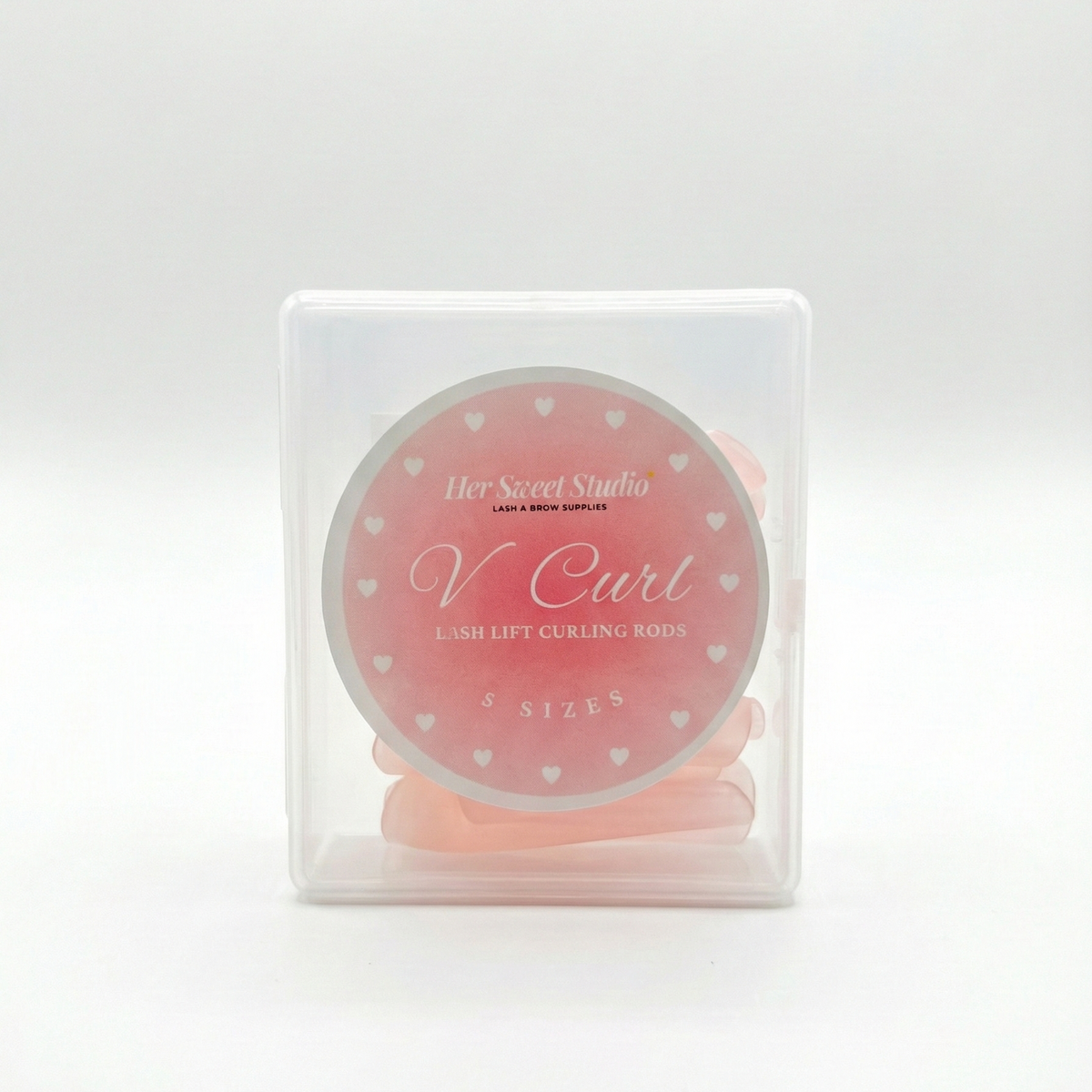 V Curl Lash Lift Rods