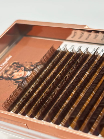 0.05 Cocoa LD Brown Mixed Lash Tray [7-15mm]