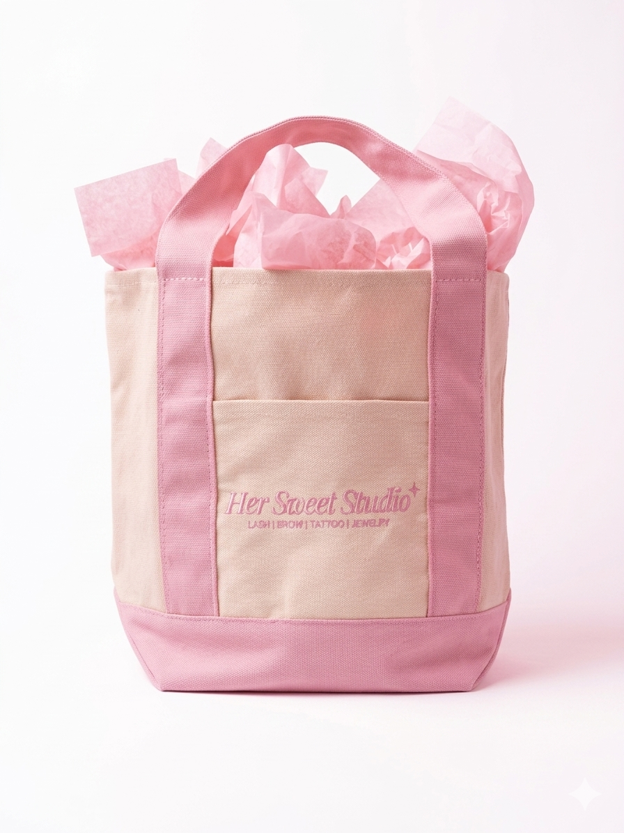 Her Sweet Studio Mini Canvas Tote