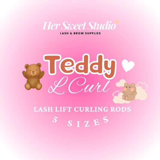 "Teddy" L Curl Lash Lift Rods