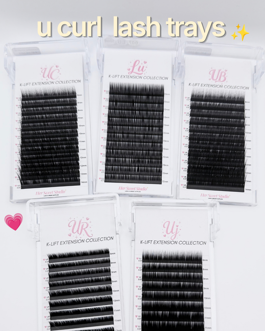 U-Curl Camellia Lash Trays